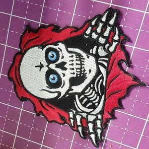 Skull sewing patch sew on patch